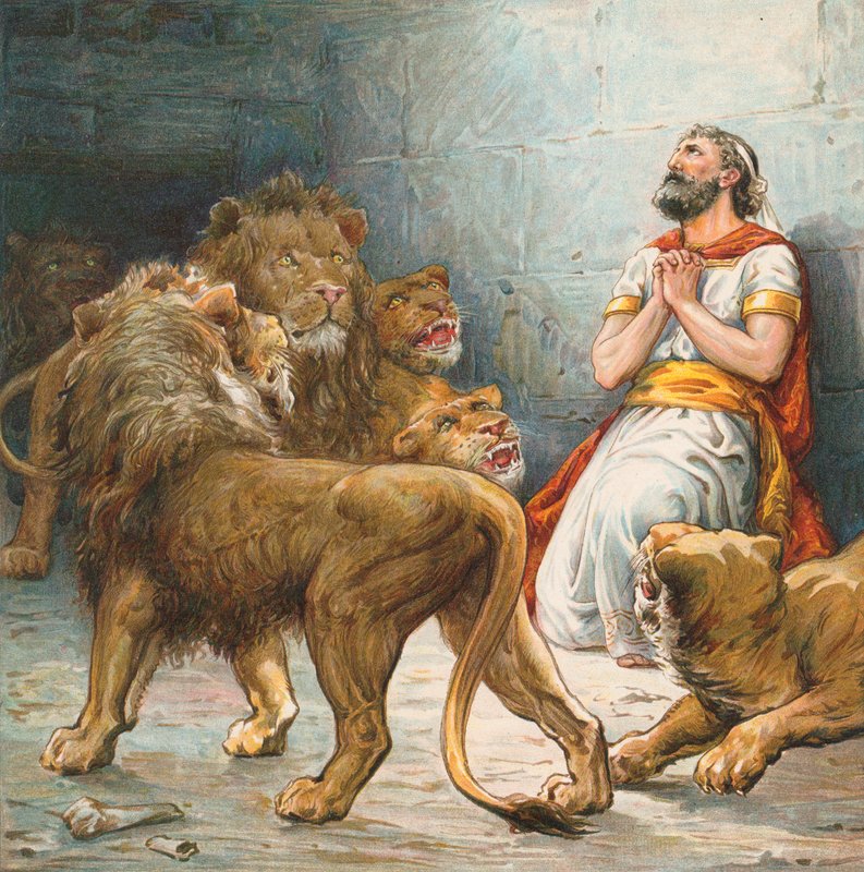 Daniel in der Löwengrube von Robert Ambrose Dudley