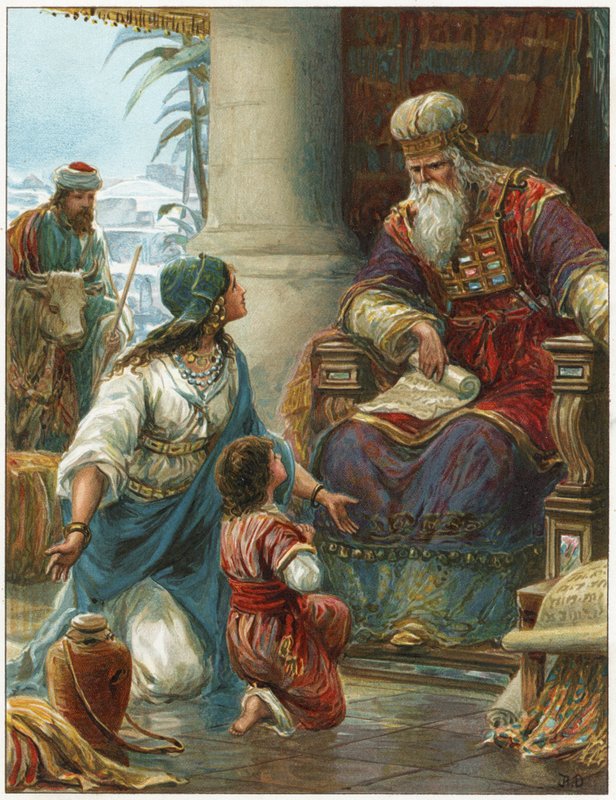 Hannah bringt Samuel zu Eli von Robert Ambrose Dudley