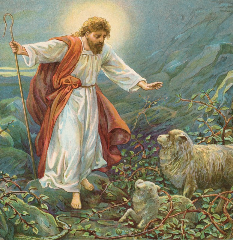 Jesus Christus, der zärtliche Hirte von Robert Ambrose Dudley