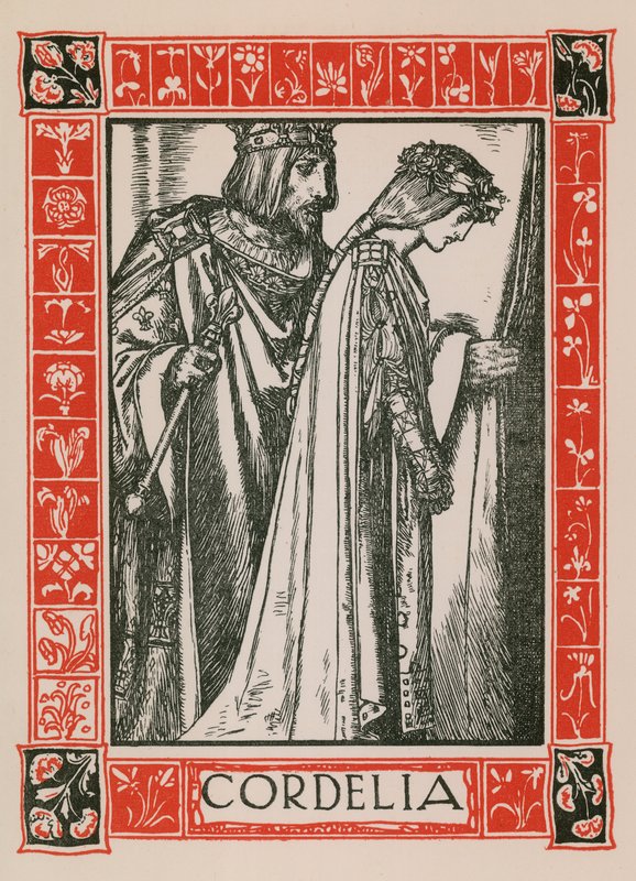 Cordelia, König Lear von Robert Anning Bell