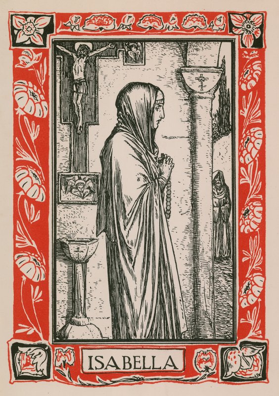 Isabella, Maß für Maß von Robert Anning Bell