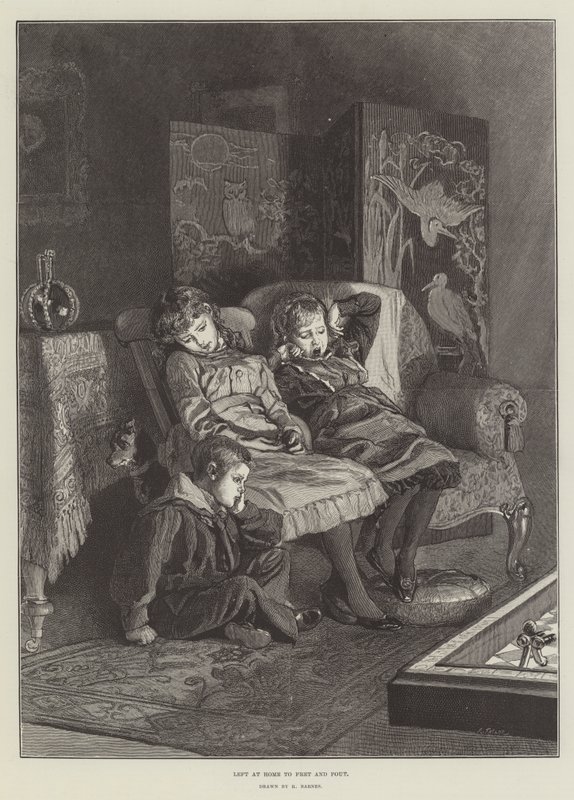 Zu Hause gelassen, um zu schmollen von Robert Barnes