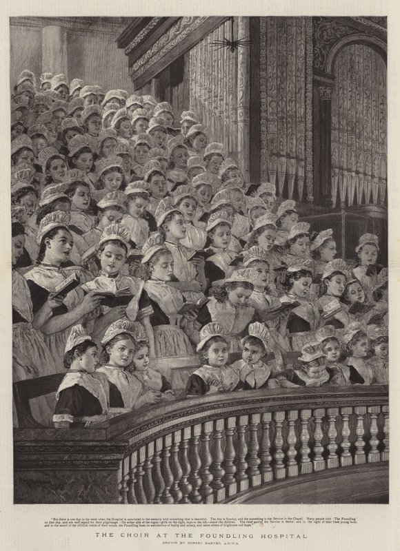 Der Chor im Findelhaus von Robert Barnes
