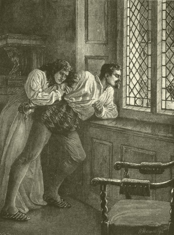 Der Hugenotte (Gravur) von Robert Barnes