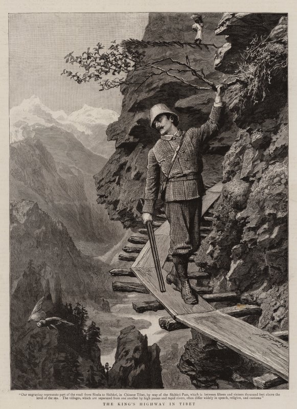 Die Königsstraße in Tibet von Robert Barnes