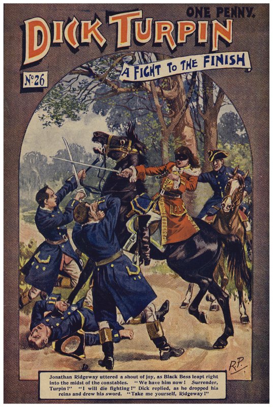 Dick Turpin (Farblithografie) von Robert Prowse Jnr