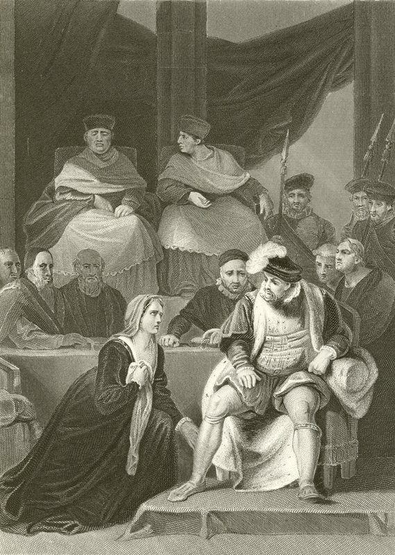 Prozess der Ehe von Heinrich VIII von Robert Smirke