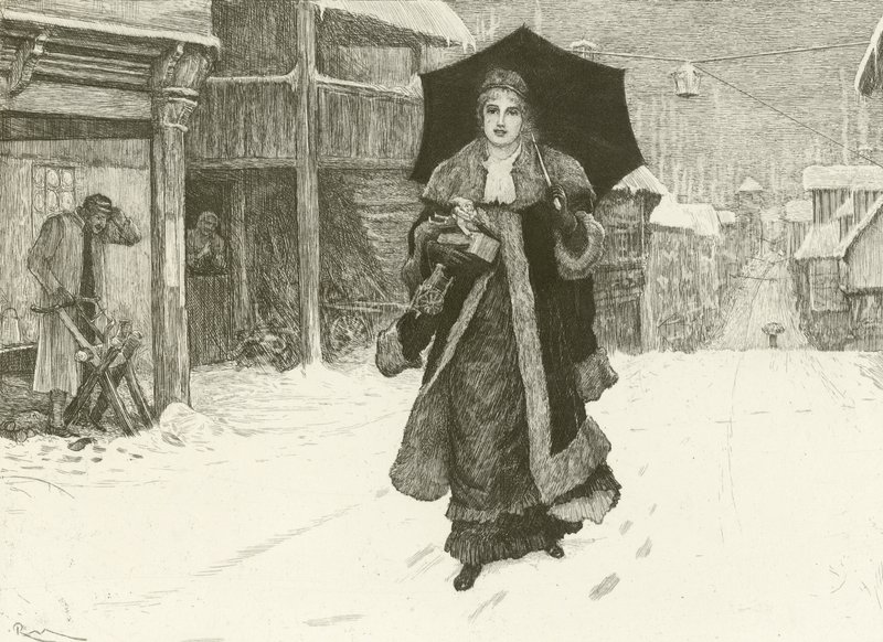 Lady Bountiful (Gravur) von Robert Walker Macbeth