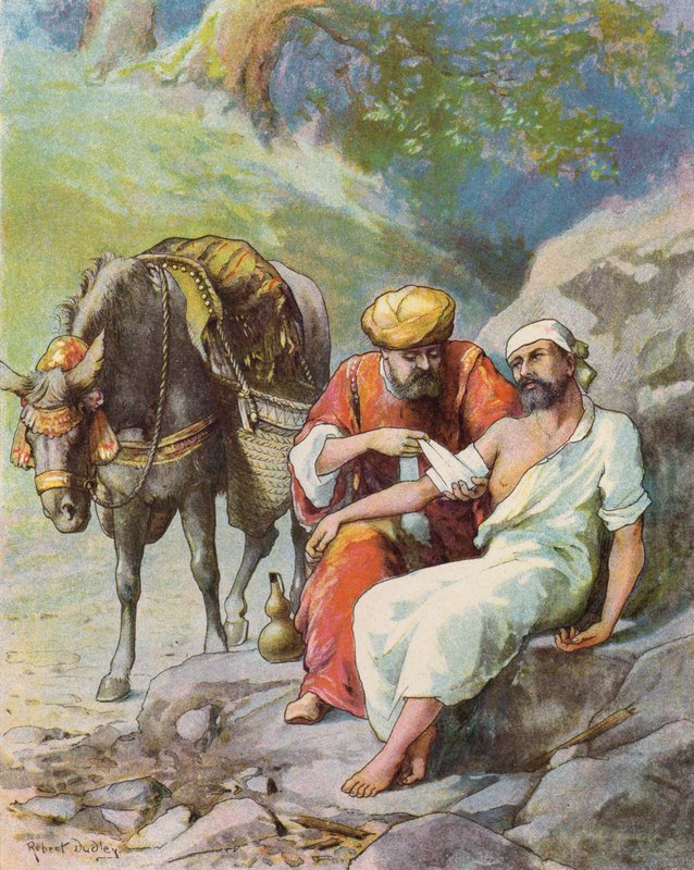 Der barmherzige Samariter von Robert after Dudley