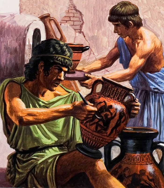 Griechische Keramik von Roger Payne