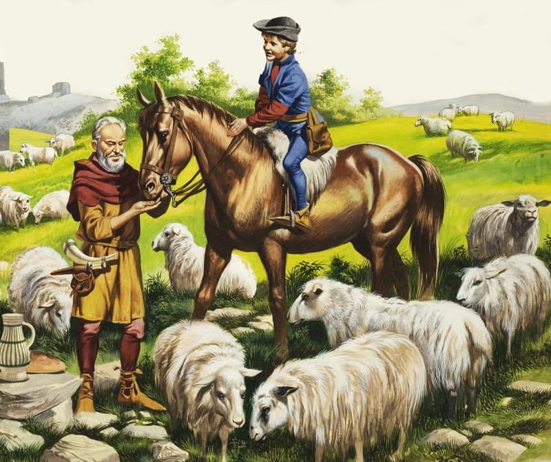 Ein Bauernjunge im fünfzehnten Jahrhundert von Ron Embleton