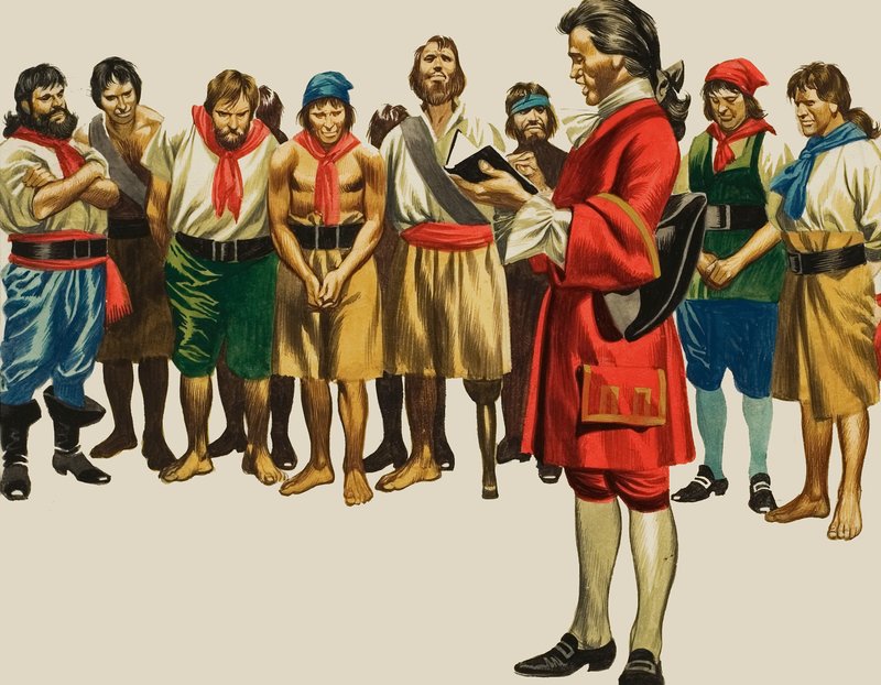 Kapitän Bartholomew Roberts von Ron Embleton