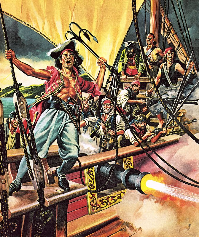 Männer der Jolly Roger von Ron Embleton