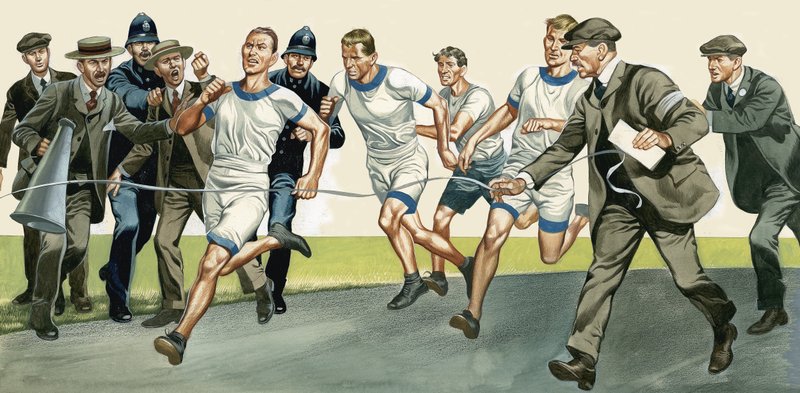 Laufwettbewerb von Ron Embleton