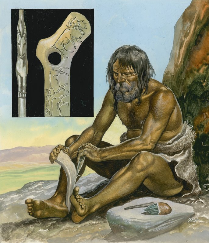 Steinzeitmensch von Ron Embleton