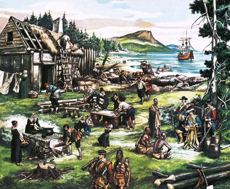 Die amerikanischen Siedler von Ron Embleton