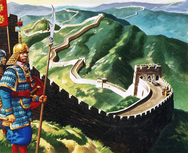 Die Große Mauer von China von Ron Embleton