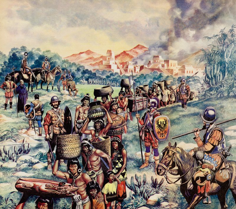 Die spanische Eroberung Mexikos von Ron Embleton