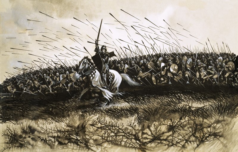 Unbekannte Schlacht (Agincourt?) von Ron Embleton
