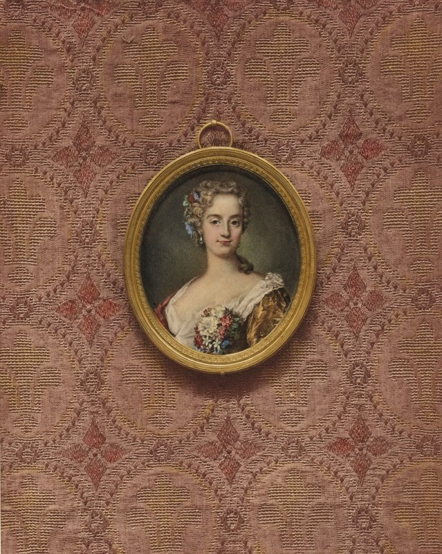 Porträt einer unbekannten Dame von Rosalba Giovanna Carriera