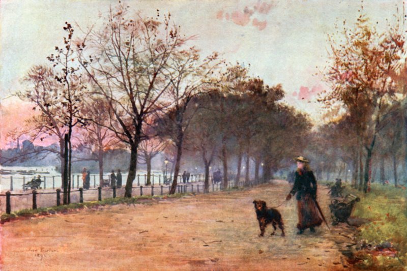 Am Ring, Hyde Park: Abend von Rose Maynard Barton