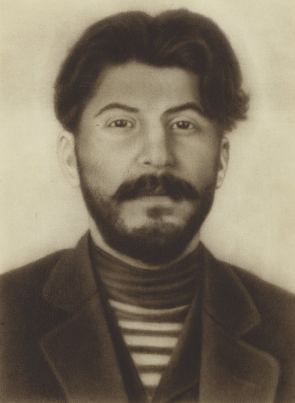 Josef Stalin, sowjetischer Führer, als junger Mann von Russian Photographer