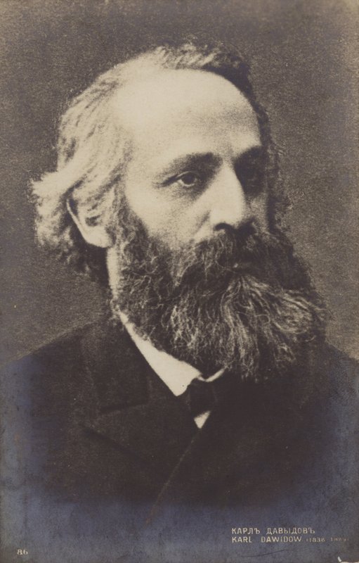 Karl Davydov, russischer Cellist (1838-1889) von Russian Photographer