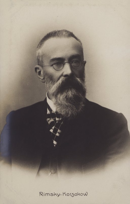 Nikolai Rimski-Korsakow, russischer Komponist von Russian Photographer