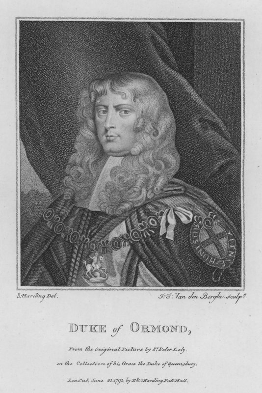 Herzog von Ormond (Gravur) von S. (after) Harding