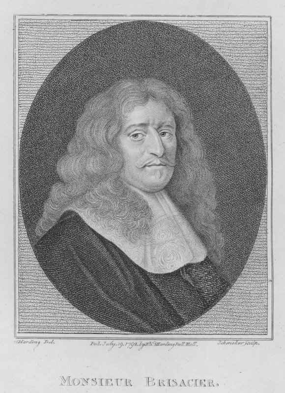 Monsieur Brisacier (Gravur) von S. (after) Harding