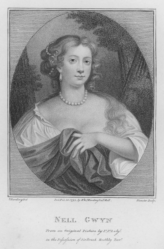 Nell Gwyn (Gravur) von S. (after) Harding