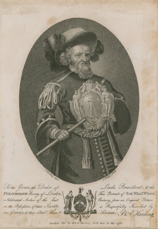 Sir William Wood, ein berühmter Bogenschütze von S. Harding