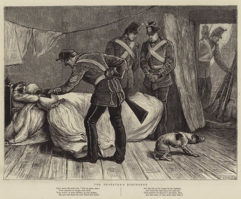 Die Entlassung des Deserteurs von Samuel Edmund Waller
