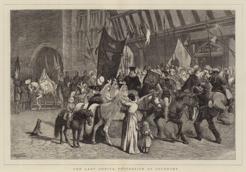 Der Lady Godiva Umzug in Coventry von Samuel Edmund Waller
