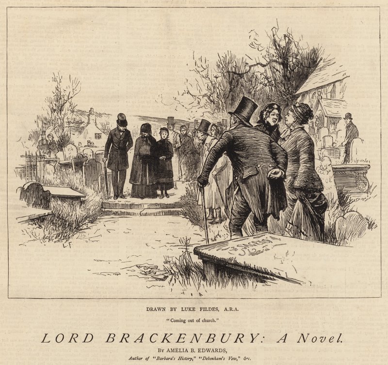 Lord Brackenbury, ein Roman von Samuel Luke Fildes