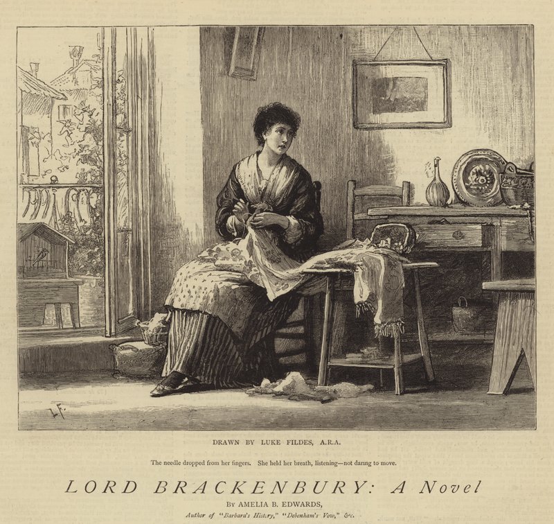Lord Brackenbury, ein Roman von Samuel Luke Fildes