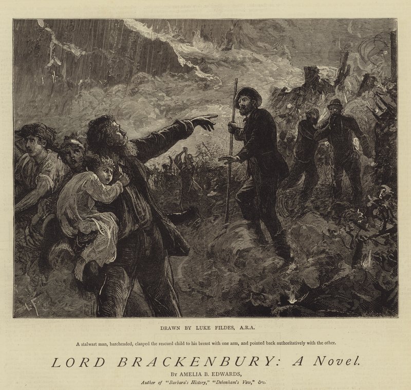 Lord Brackenbury, ein Roman von Samuel Luke Fildes