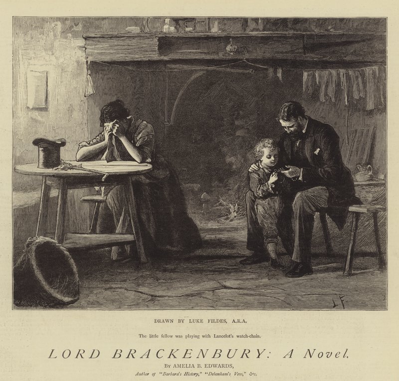 Lord Brackenbury, ein Roman von Samuel Luke Fildes