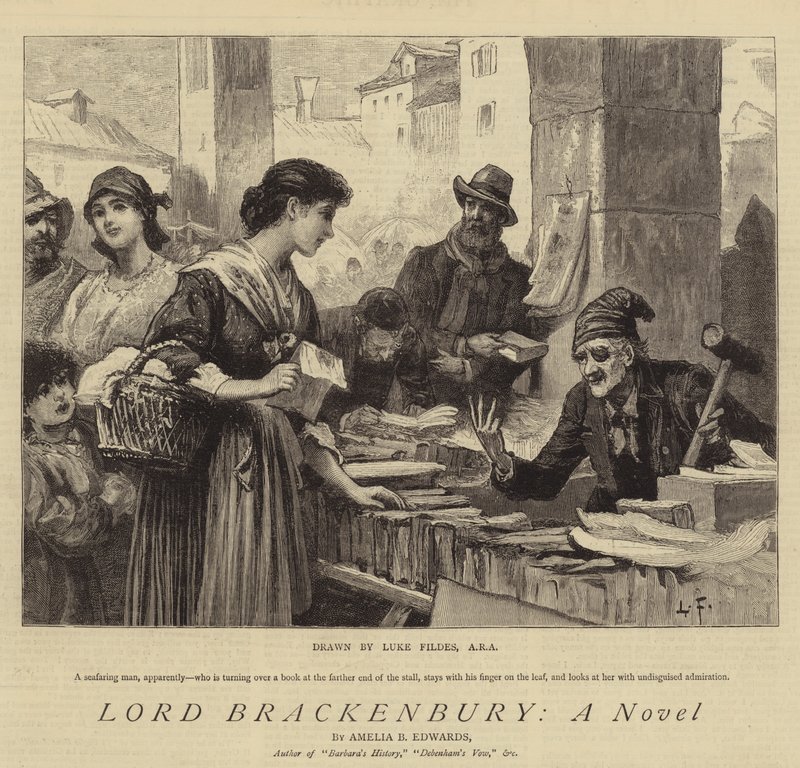 Lord Brackenbury, ein Roman von Samuel Luke Fildes