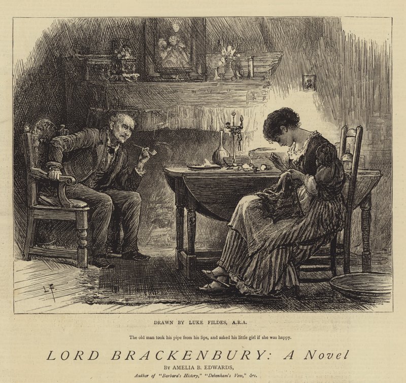 Lord Brackenbury, ein Roman von Samuel Luke Fildes