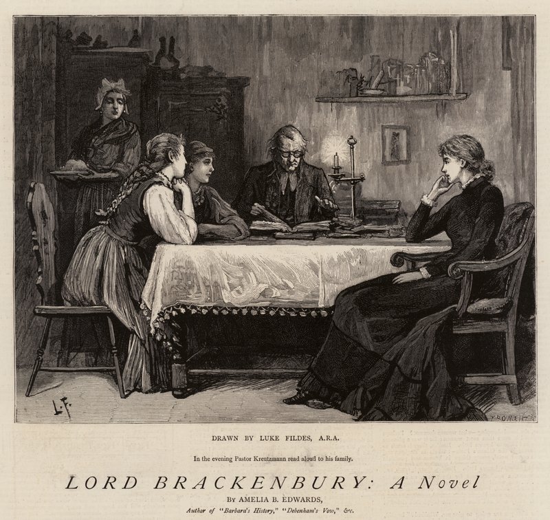 Lord Brackenbury, ein Roman von Samuel Luke Fildes