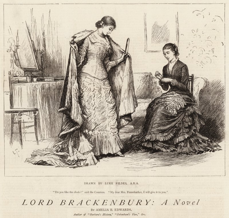 Lord Brackenbury, ein Roman von Samuel Luke Fildes