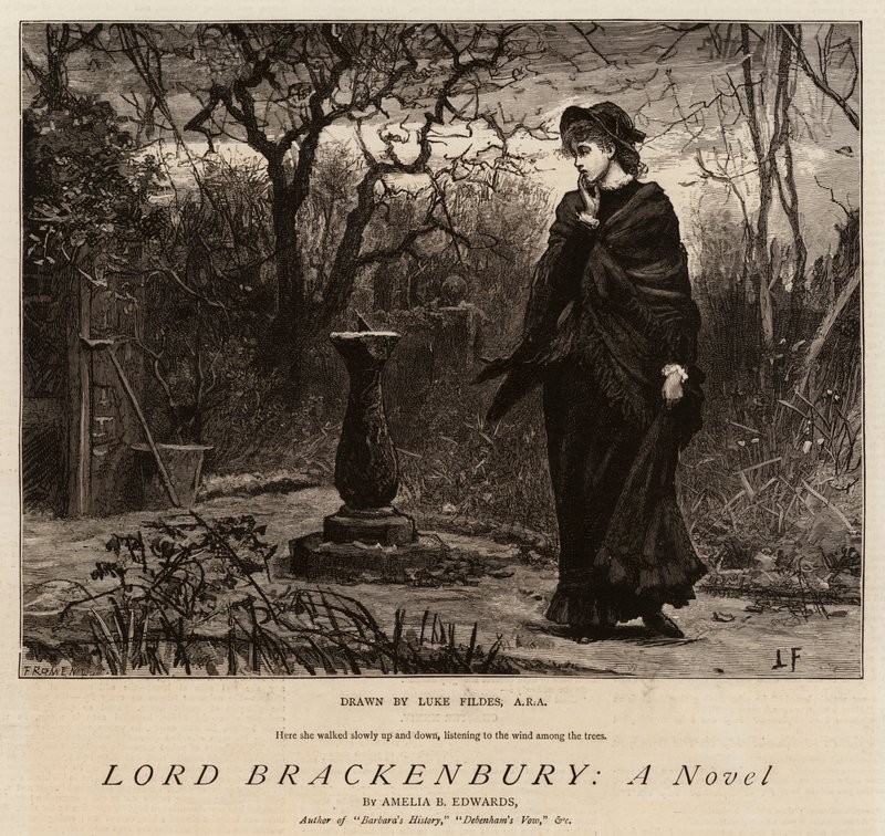 Lord Brackenbury, ein Roman von Samuel Luke Fildes