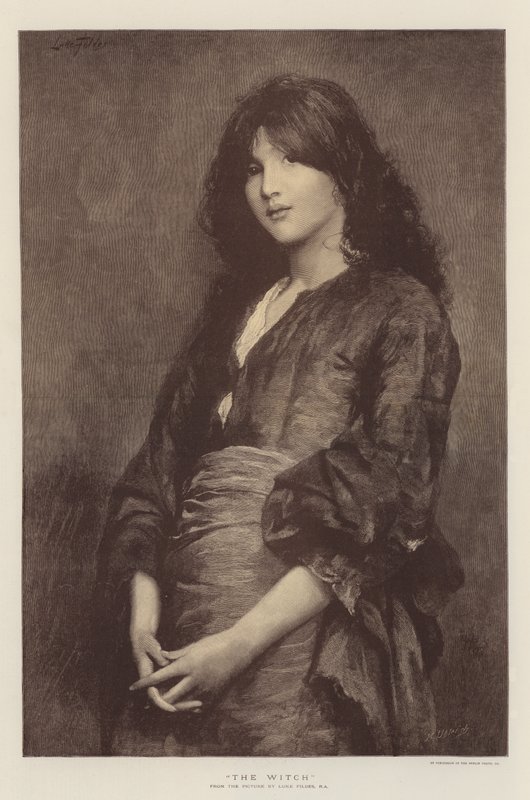 Die Hexe von Samuel Luke Fildes