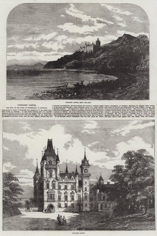 Dunrobin Castle, der Sitz des Herzogs von Sutherland in Schottland von Samuel Read