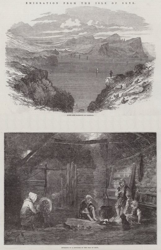 Auswanderung von der Isle of Skye von Samuel Read