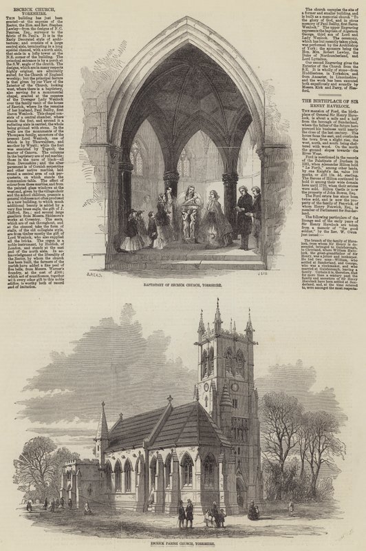 Escrick Kirche, Yorkshire von Samuel Read
