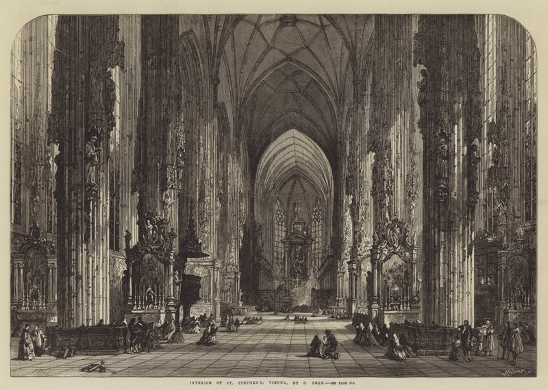 Innenraum von St. Stephan, Wien von Samuel Read