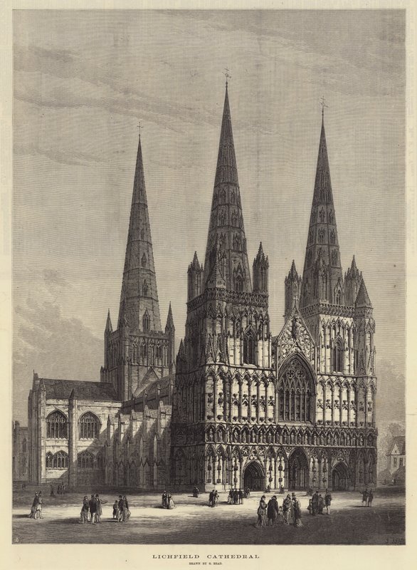 Lichfield Kathedrale von Samuel Read