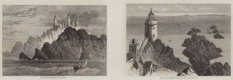 Leuchttürme von Alderney von Samuel Read